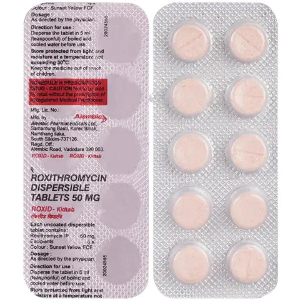 Roxid Kid 50mg Tablet